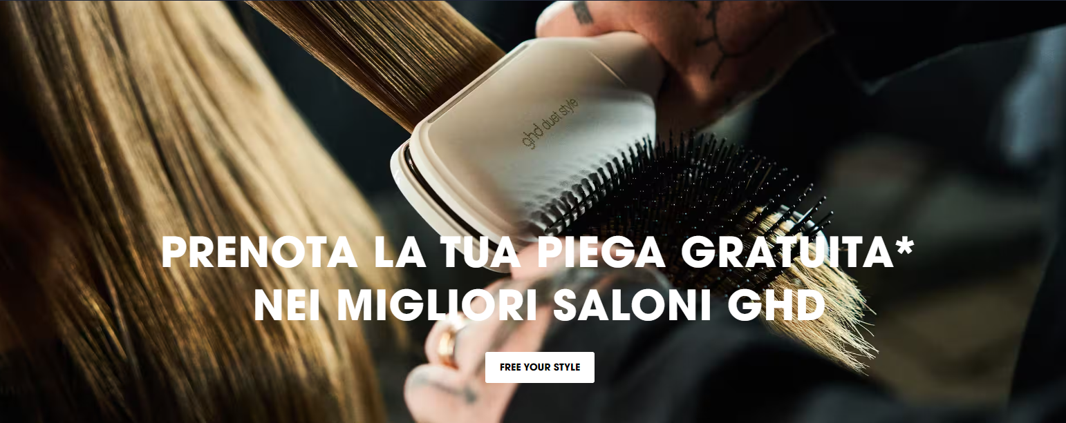 Piega gratuita con GHD