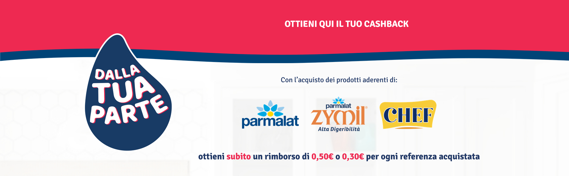 Cashback dalla tua parte Parmalat