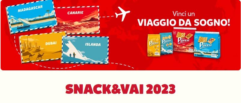 Concorso Pavesi Snack & Vai 2023