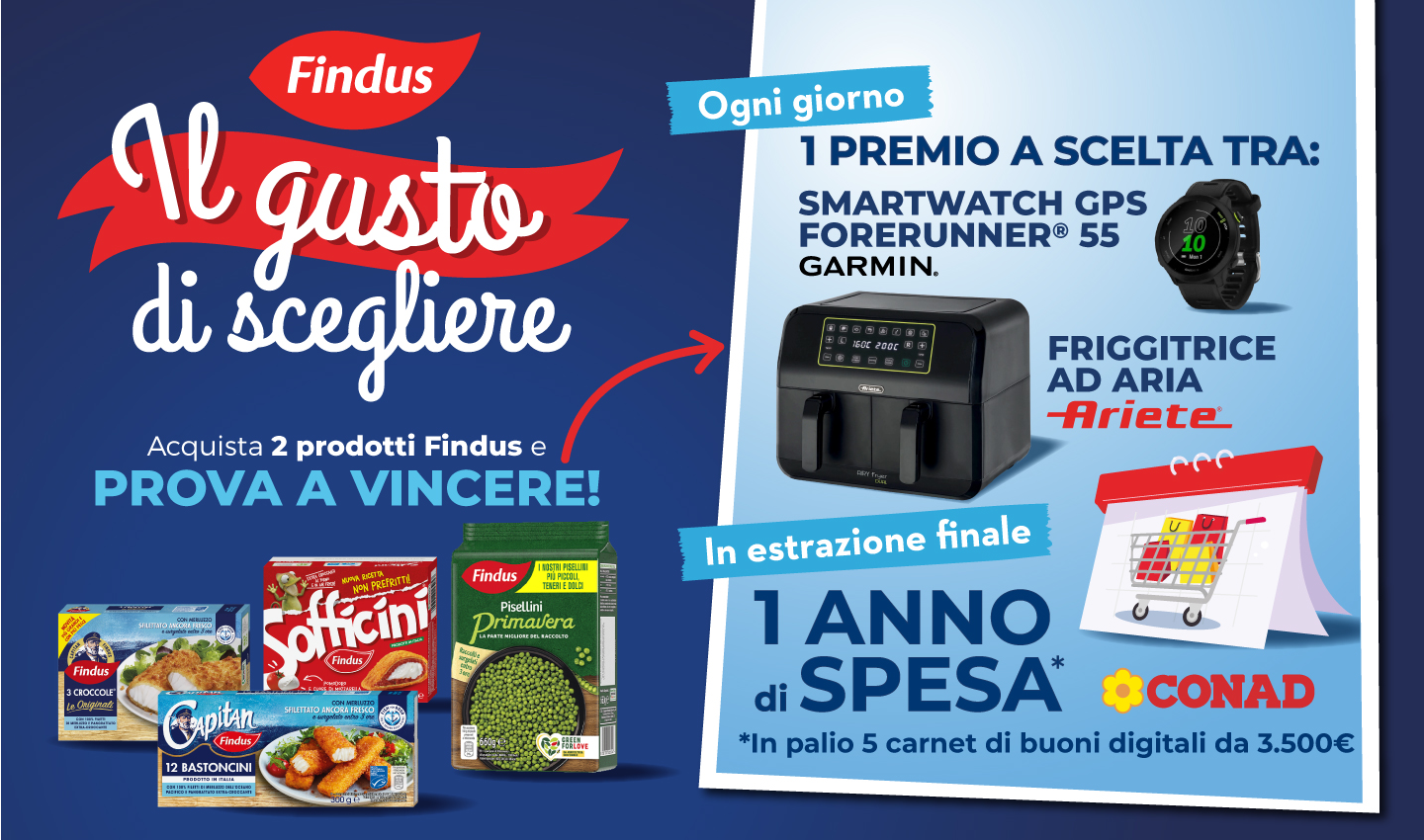 Nuovo Concorso Findus: IL GUSTO DI SCEGLIERE