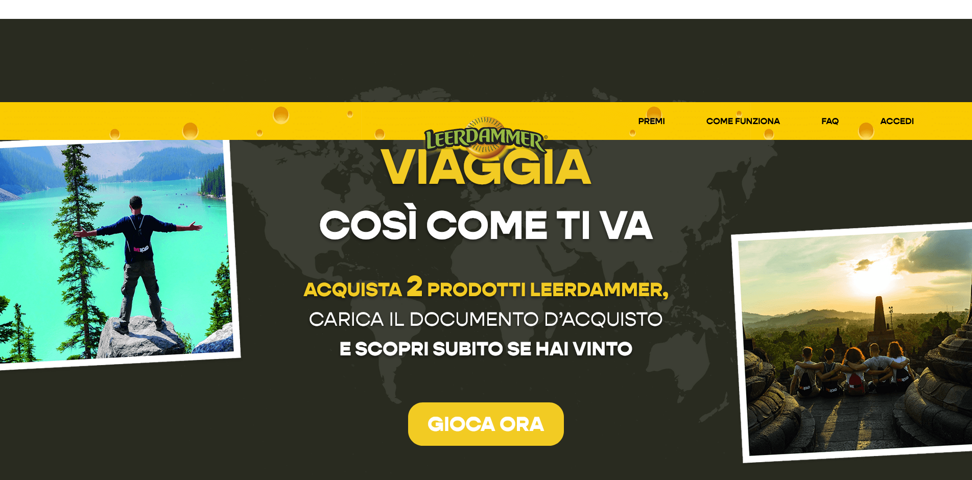 VIAGGIA COSI’ COME TI VA CON LEERDAMMER IL CONCORSO