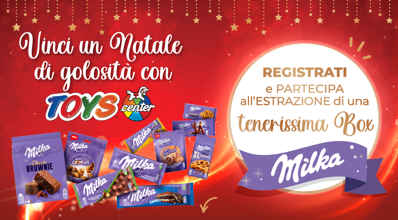 VINCI UN NATALE DI GOLOSITÀ CON TOYS CENTER