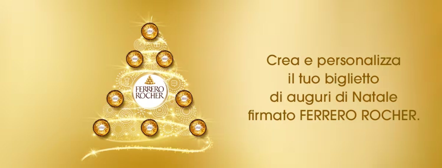 Scopri il Magico Mondo Natalizio: Crea il Tuo Biglietto di Auguri Firmato Ferrero Rocher!