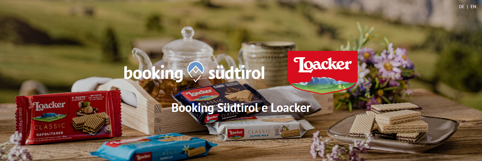 Golosità e relax con il concorso Booking Südtirol e Loacker