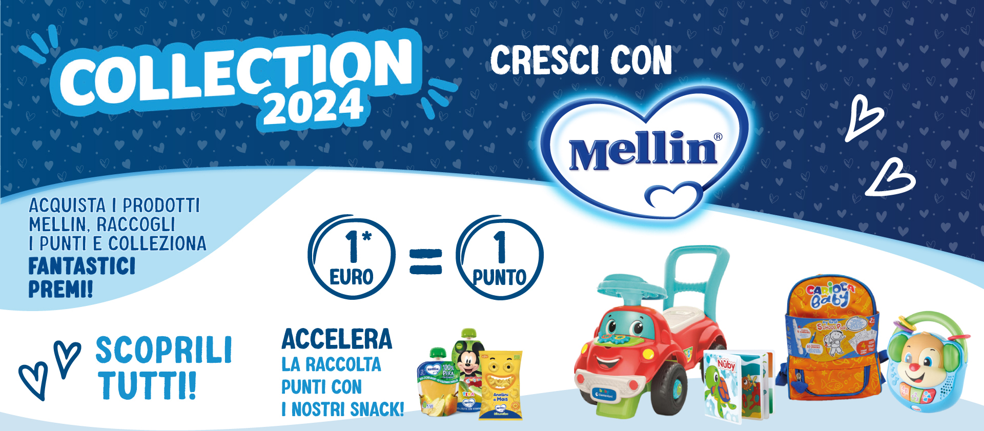 Raccolta punti Cresci con Mellin