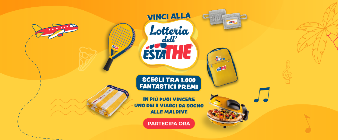 Nuovo concorso Estathé® a premio misto: Lotteria dell’Estathé® 2024