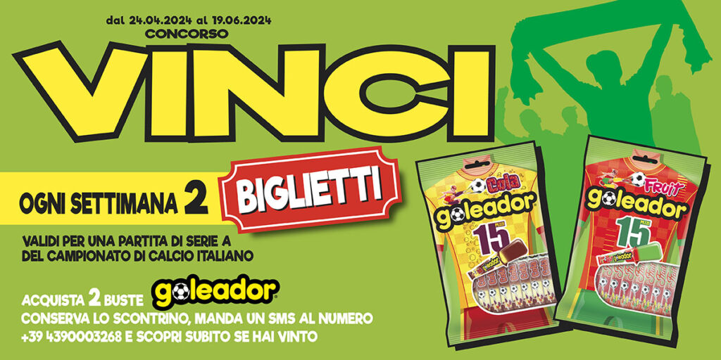 GOLEADOR 2024 vinci biglietti Serie A