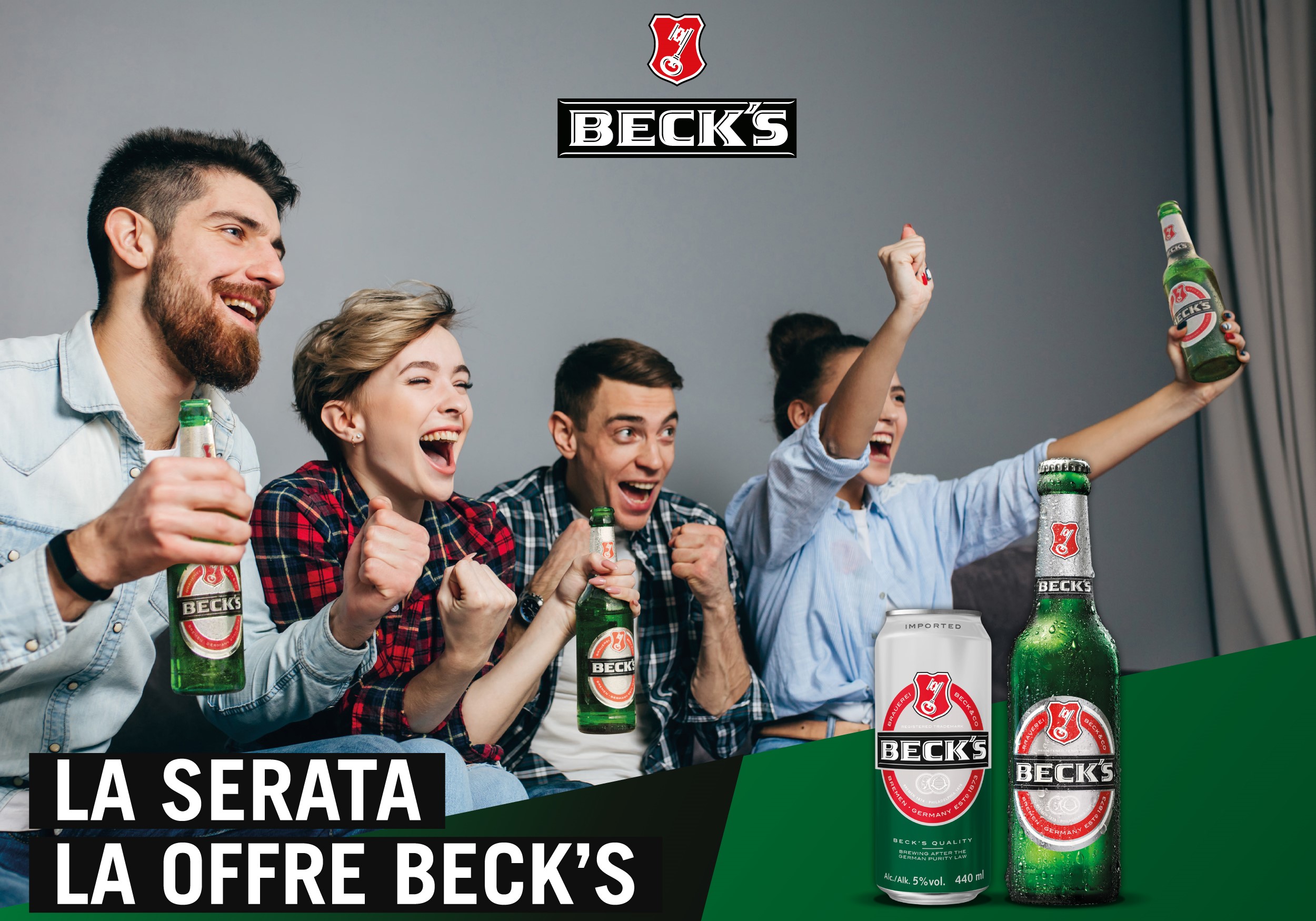 Cashback e concorso “La cena la offre Beck’s!”