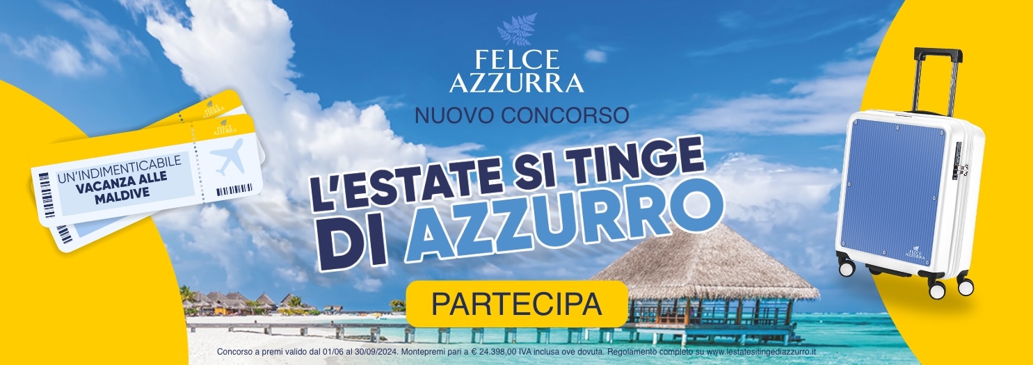 Dai una svolta alle tue vacanze con concorso Felce Azzurra