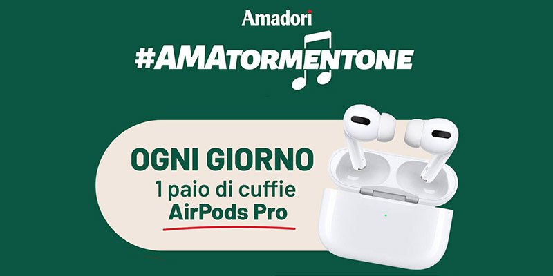 AMAtormentone! Concorso Amadori Airpod Pro