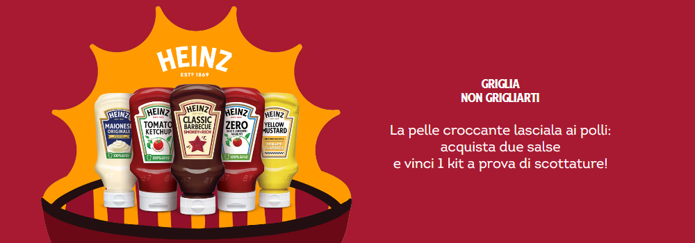 Concorso Heinz “Griglia non grigliarti”