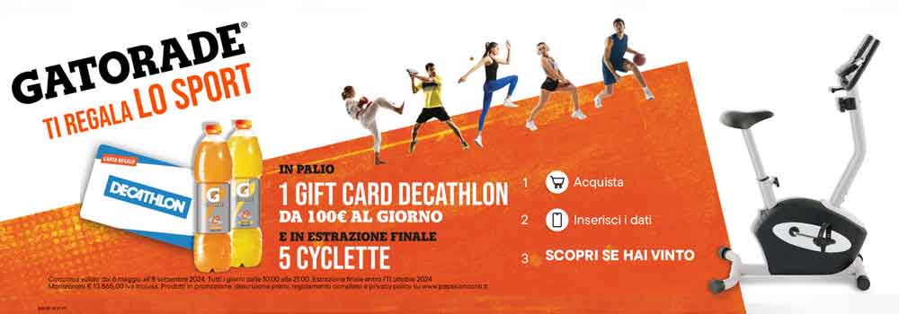 Concorso Gatorade ti regala lo sport!