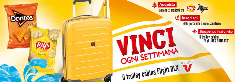 Vinci con Lay’s e Doritos un trolley Roncato