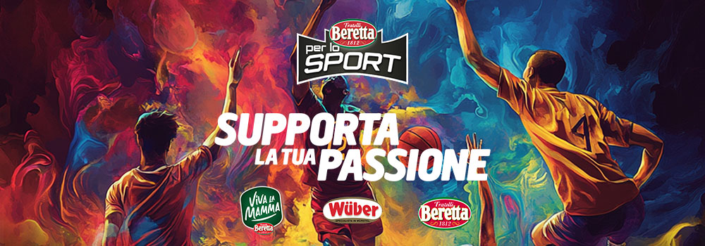 Partecipa al concorso “Beretta per lo sport” e vinci premi delle tue squadre preferite!