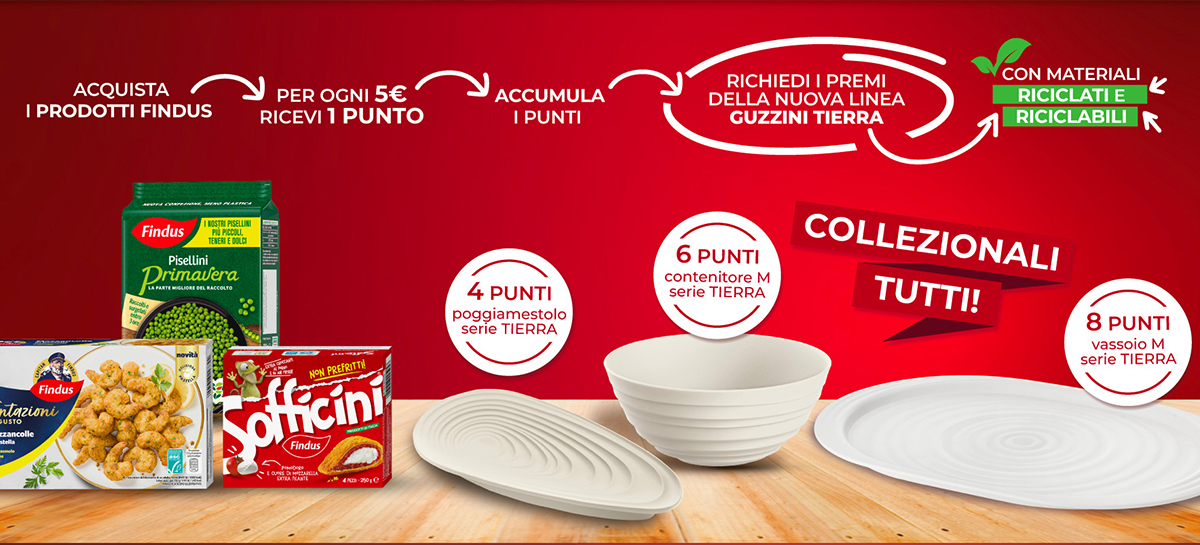 Raccolta punti “Findus ti regala Guzzini”